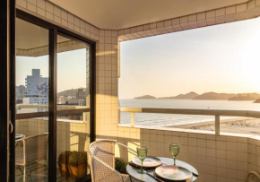 Flat com a melhor vista da praia de Santos - Boqueirão